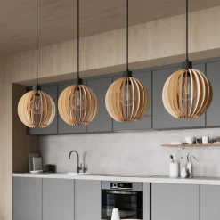 Envostar Bæredygtige Lamper|Pendellamper > Clay hængelampe, birkeplywood, 4 lyskilder