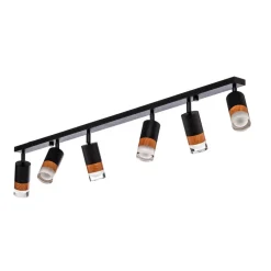 Envostar Loftlamper|Spotlights > Fida loftspot, 6 lyskilder, sort