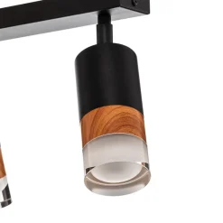Envostar Loftlamper|Spotlights > Fida loftspot, 6 lyskilder, sort