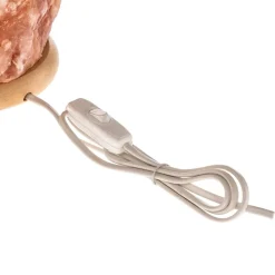 Dekorationsbelysning ^ Envostar Harmony saltlampe naturlig base 19-23cm