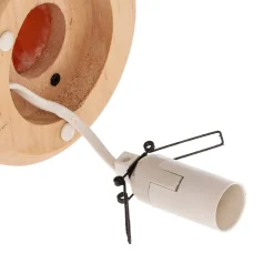 Dekorationsbelysning ^ Envostar Harmony saltlampe naturlig base 19-23cm