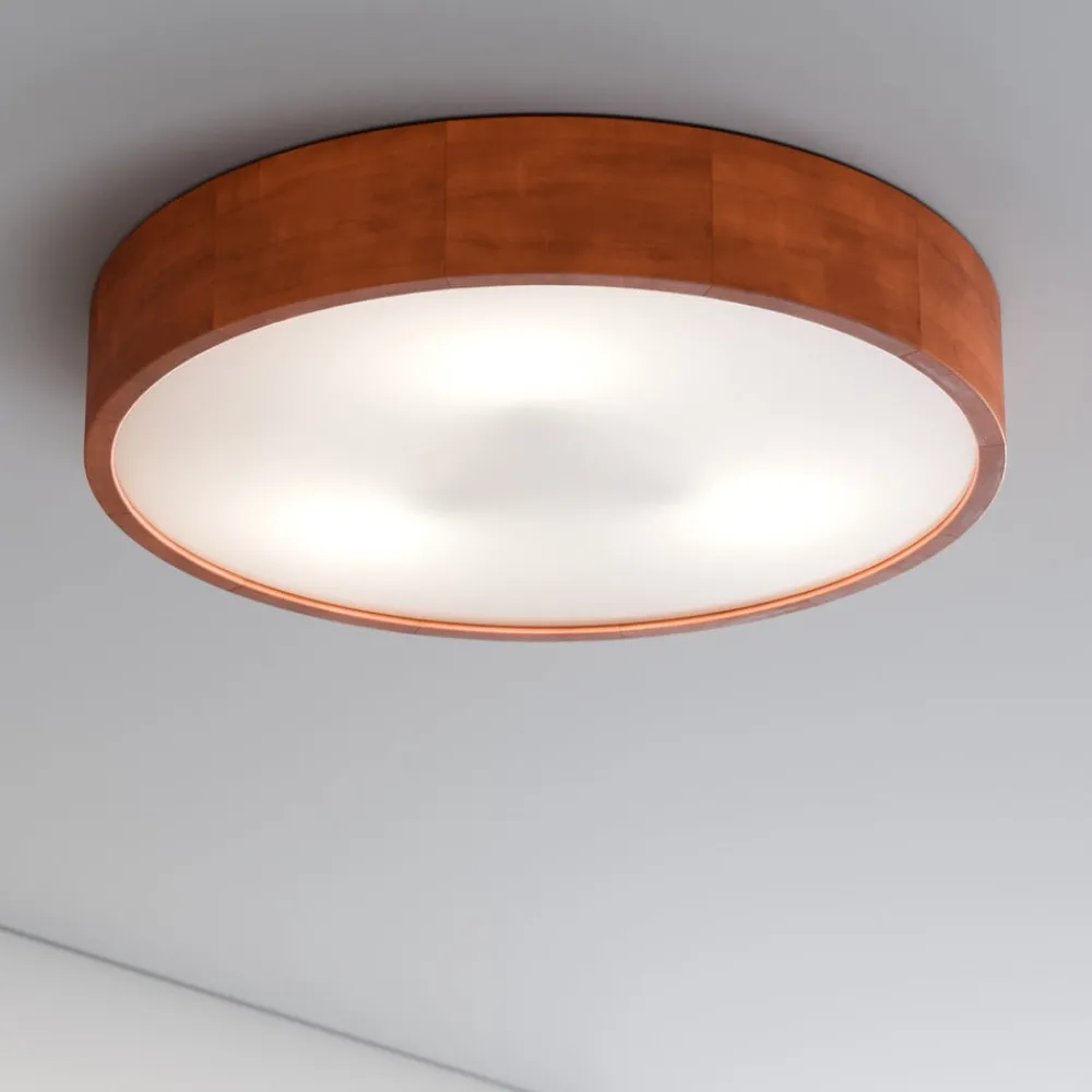 Envostar Loftlamper|Loftlamper > Kerio loftlampe, Ø47cm, rustik fyrretræ