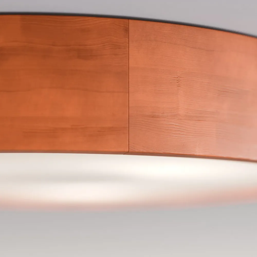 Envostar Loftlamper|Loftlamper > Kerio loftlampe, Ø47cm, rustik fyrretræ