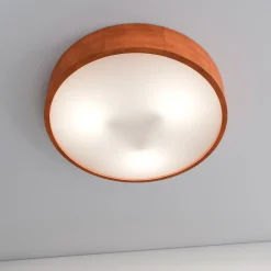 Envostar Loftlamper|Loftlamper > Kerio loftlampe, Ø47cm, rustik fyrretræ