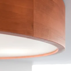 Envostar Loftlamper|Loftlamper > Kerio loftlampe, Ø47cm, rustik fyrretræ