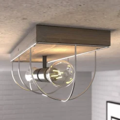 Envostar Bæredygtige Lamper > Neptuna loftslampe, kantet, 2 lys.