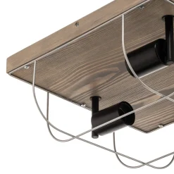 Envostar Bæredygtige Lamper > Neptuna loftslampe, firkantet, 3-lys.