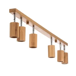 Envostar Spotlights > Peach Puff loftspot træ oktagon 6 lk