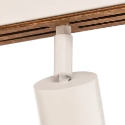 Envostar Loftlamper|Spotlights > Tino loftspot med 6 lyskilder hvid/træ