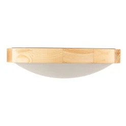 Loftlamper ^ Envostar Zeus loftlampe i træ, fyr, Ø 37 cm