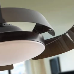 Loftventilatorer ^ Schuller Valencia Enzo LED-loftventilator, dæmpbar, CCT, sort