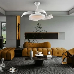 Loftventilatorer ^ Schuller Valencia Enzo LED-loftventilator, dæmpbar, CCT, hvid