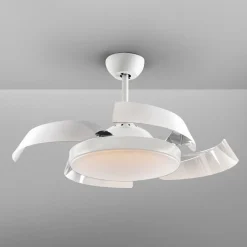 Loftventilatorer ^ Schuller Valencia Enzo LED-loftventilator, dæmpbar, CCT, hvid