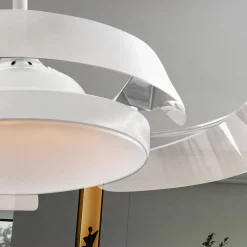 Loftventilatorer ^ Schuller Valencia Enzo LED-loftventilator, dæmpbar, CCT, hvid