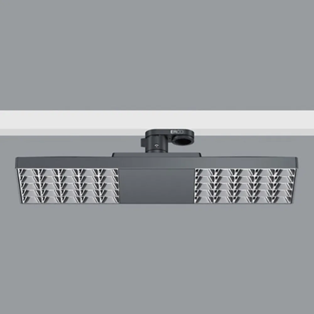 Skinnesystem ^ ERCO Jilly 230 V BT 15 W extra wide 830 sort/sølv