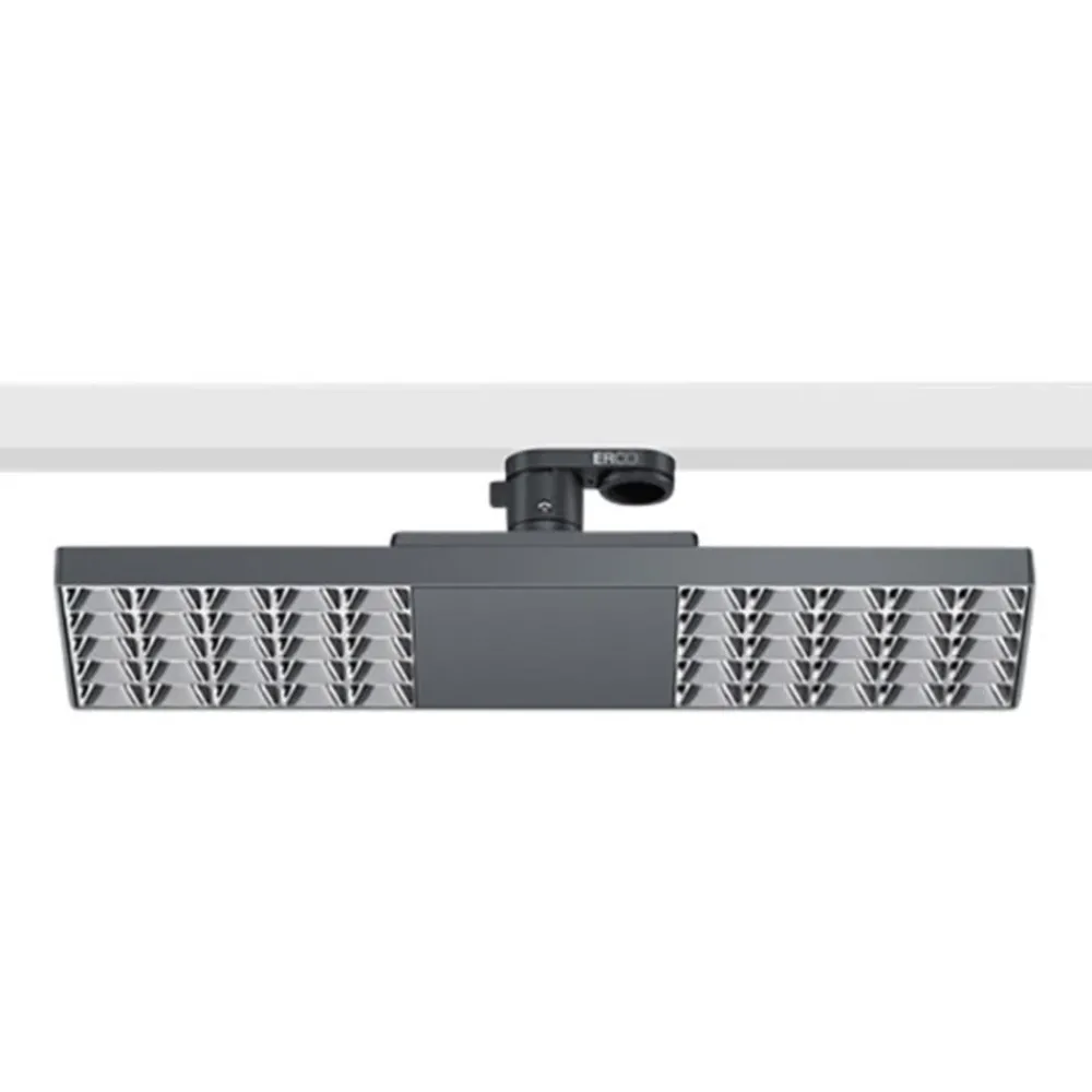 Skinnesystem ^ ERCO Jilly 230 V BT 15 W extra wide 830 sort/sølv
