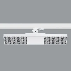 Skinnesystem ^ ERCO Jilly 230 V 15 W extra wide 830 hvid/sølv