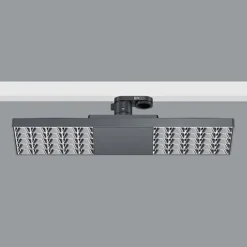 Skinnesystem ^ ERCO Jilly 230 V 15 W oval wide 830 sort/sølv