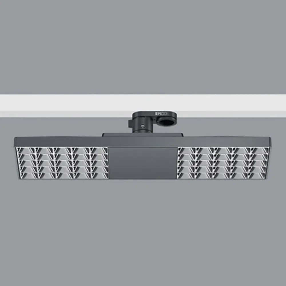Skinnesystem ^ ERCO Jilly 230 V 15 W oval wide 830 sort/sølv