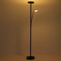 Globo Gulvlamper > Ernst LED-gulvlampe med flexarm, sort