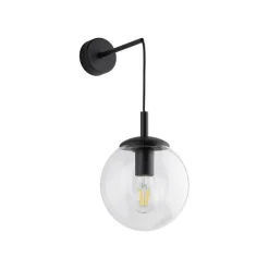 TK Lighting Væglamper > Esme væglampe, transparent, højde 45 cm, glas, E27