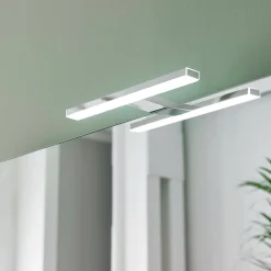 Væg- Og Spejllamper ^ Ebir Esther 2 LED-spejlbelysning, krom, 28 cm