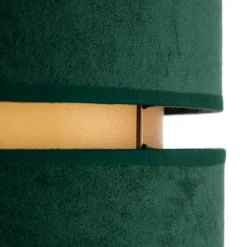 Euluna Loftlamper > Duo loftlampe tekstil grøn/guld Ø40cm