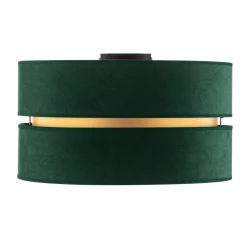 Euluna Loftlamper > Duo loftlampe tekstil grøn/guld Ø40cm
