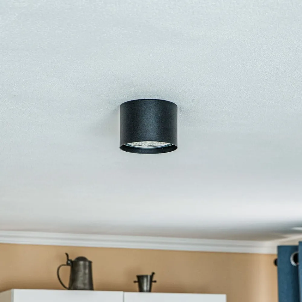 Euluna Loftlamper|Loftlamper > loftspot Chloe, sort, Ø 11,5 cm stift stål