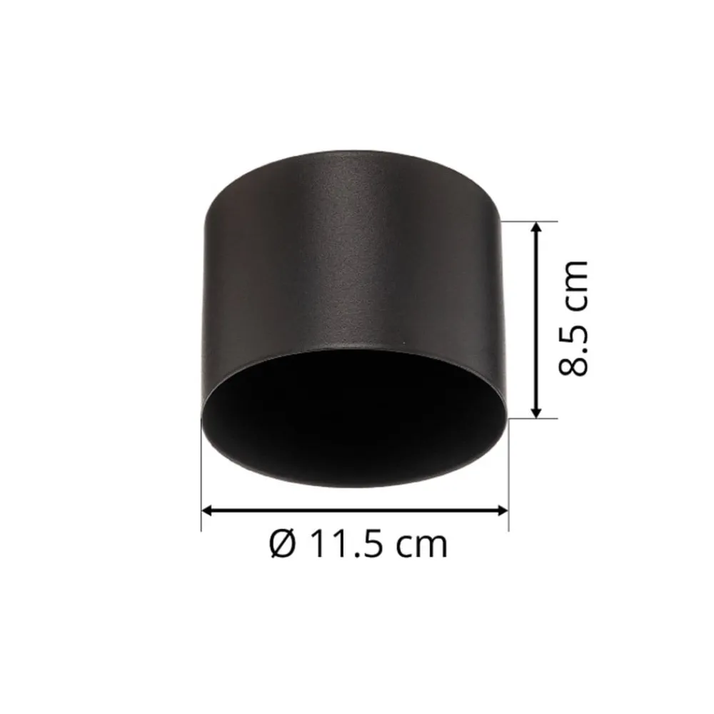 Euluna Loftlamper|Loftlamper > loftspot Chloe, sort, Ø 11,5 cm stift stål