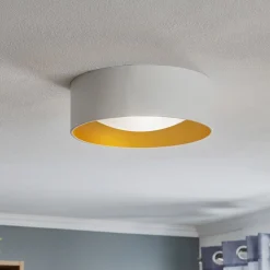 Euluna Loftlamper|Loftlamper > Moss loftlampe, hvid/guld