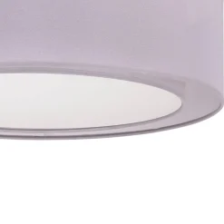 Euluna Loftlamper > Tibu loftlampe, tekstil, Ø50cm, grå