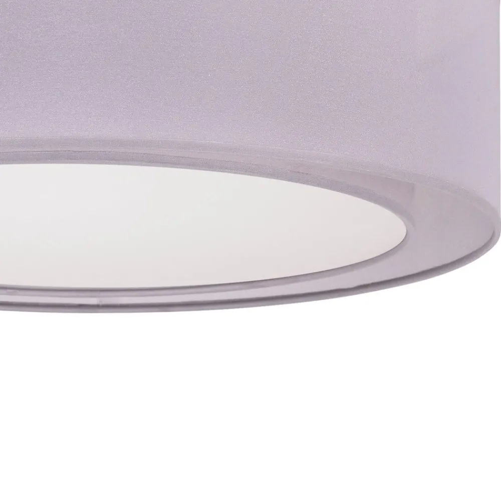 Euluna Loftlamper > Tibu loftlampe, tekstil, Ø50cm, grå