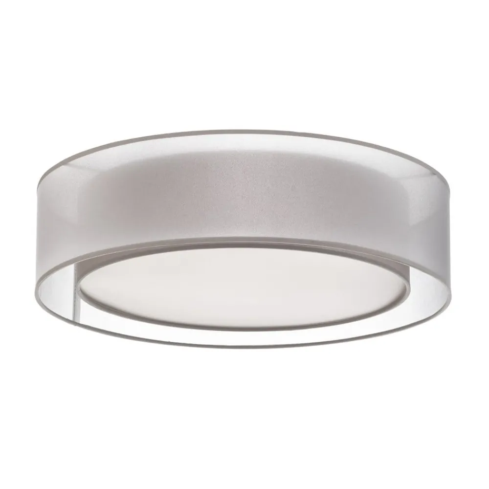 Euluna Loftlamper > Tibu loftlampe, tekstil, Ø50cm, grå
