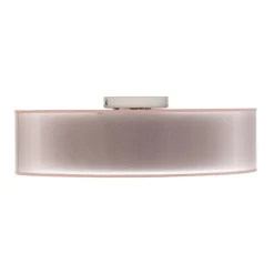 Loftlamper ^ Euluna Tibu loftlampe, tekstil, Ø50cm, jordfarvet