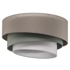 Euluna Loftlamper > Trio monocolor loftslampe, grå, Ø 60 cm, tekstil