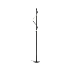 Brilliant Gulvlamper > Eunice LED-gulvlampe, højde 150 cm, sort, metal