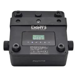 Steinigke Showtechnic Udendørs Loftlamper|Udendørs Spot > EUROLITE Batteri Flad Lampe 3 LED Spot 24W IP65