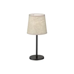 FH Lighting Bordlamper > Eve bordlampe, hørskærm, sort/sand