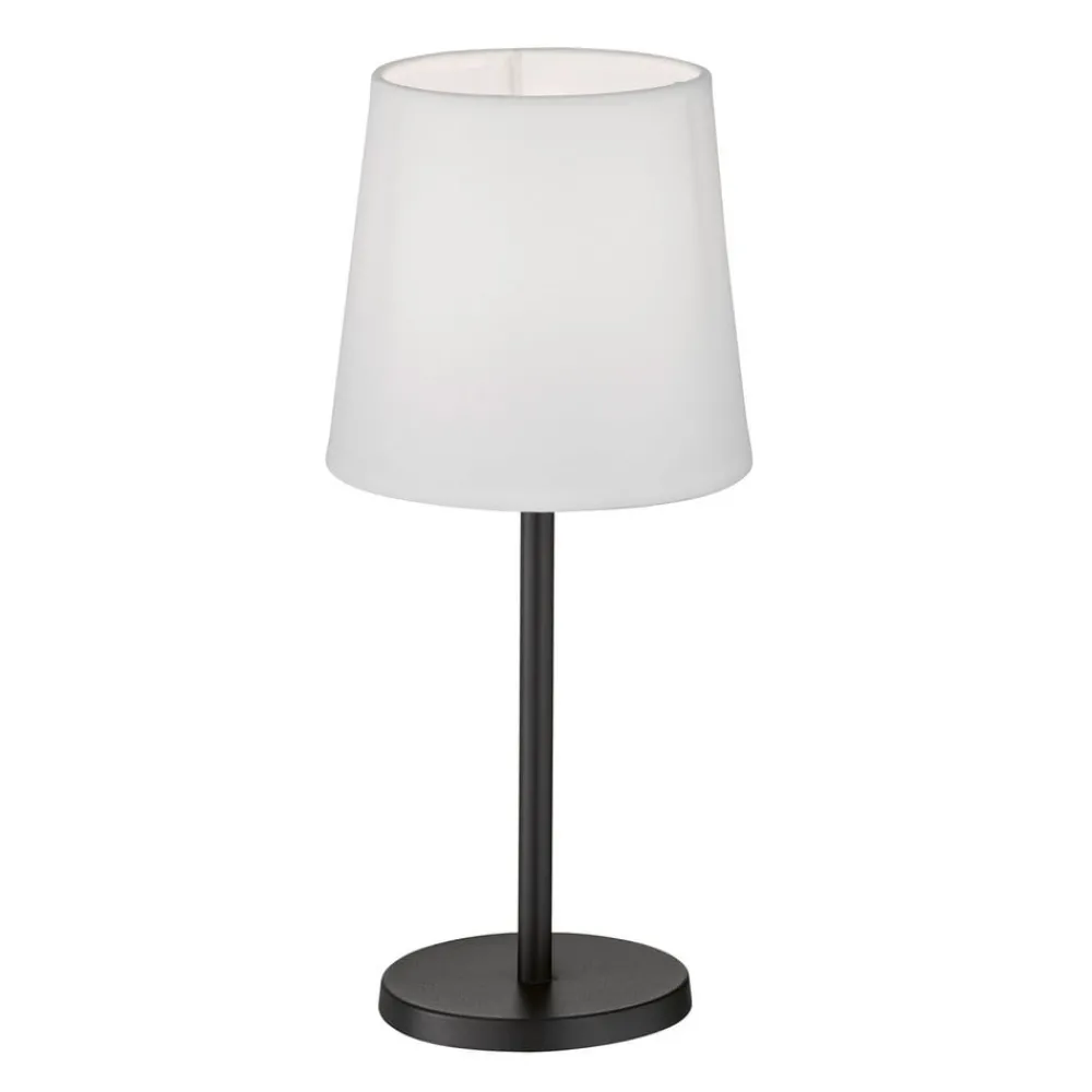 FH Lighting Bordlamper > Eve bordlampe med stofskærm, sort/hvid