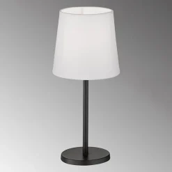 FH Lighting Bordlamper > Eve bordlampe med stofskærm, sort/hvid