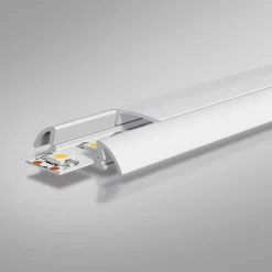 EVN Led Strips > APFLAT2 alu-profil, 200 cm U-profil, afrundet