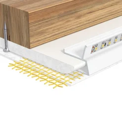 EVN Led Strips > APTBU alu-profil, vægrettet, 100 cm, hvid