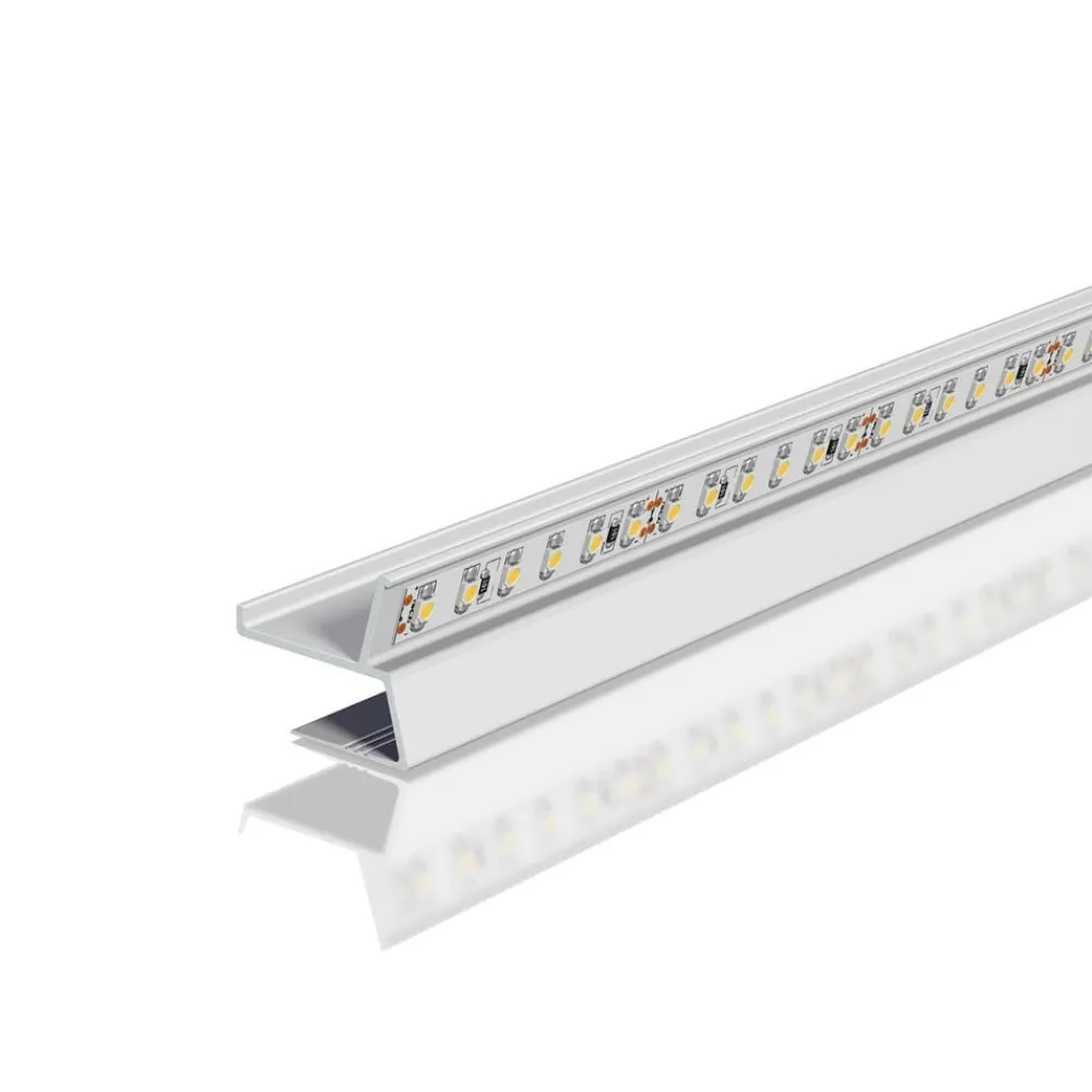 EVN Led Strips > APTBU alu-profil, vægrettet, 200 cm, alu