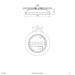 EVN Loftlamper > Catino LED-loftslampe, sensor, 25 cm