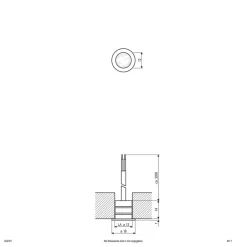Loftlamper|Indbygningsspots ^ EVN LD2101 lampe 12 V IP68 Ø1,8cm 0,2 W 860