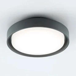 EVN Udendørs Loftlamper > LED udendørs loftlampe Tectum, antracit, Ø 25 cm