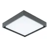 Udendørs Loftlamper ^ EVN LED udendørs loftlampe Tectum, 24x24 cm, antracit, 110°