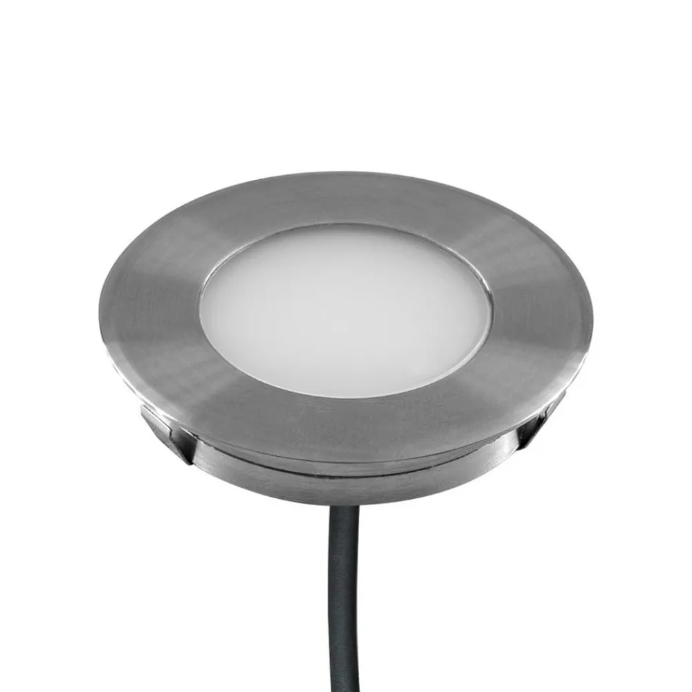 Nedgravet Udebelysning ^ EVN L67101002 Nedgravningslampe, Ø 6 cm, 3.000K