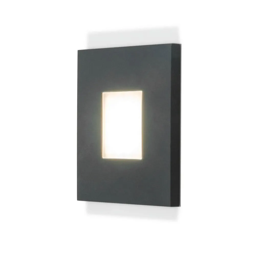EVN Indbygningsspots > LQ230 LED-vægindbygningslampe direkte antracit